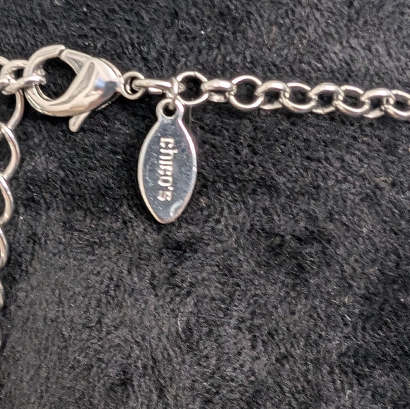 Chico's Black Label Retired Reversible Necklace Silver/Gold Tone - Picture 10 of 14